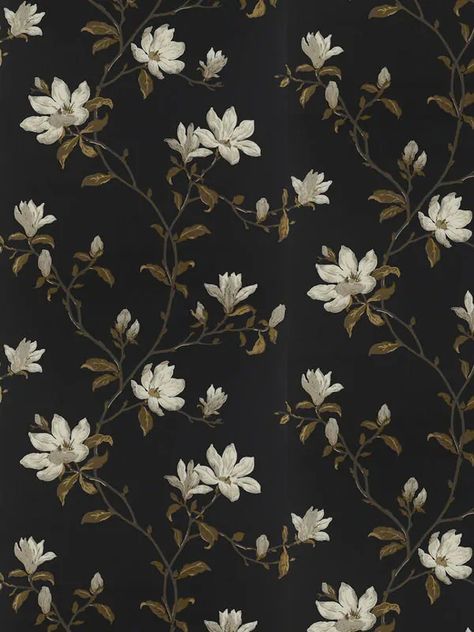 Marchwood Wallpaper Colefax And Fowler Wallpaper, Colefax And Fowler, Magnolia Tree, Wall Art Wallpaper, Magnolia Trees, Watch Wallpaper, Wallpaper Direct, Gold Wallpaper, Wallpaper Living Room