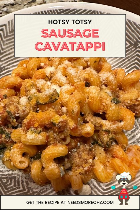 Creamy Cavatappi Pasta, Capatavvi Pasta, Cavatappi Pasta Recipes Dinners, Easy Cavatappi Pasta Recipes, Cavapati Pasta Recipes, Sausage Cavatappi, Cavatappi Recipes, Baked Cavatappi, Cavatappi Pasta Recipes