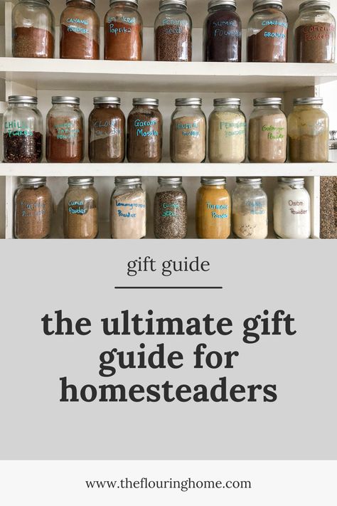 the ultimate homesteaders gift guide - Homesteader Gifts, Homesteading Gifts, Gifts For Homesteaders, Homestead Gifts, Butcher Knife Set, Baker Gifts, Milk Pail, Baking Cookbooks, Veggie Tales