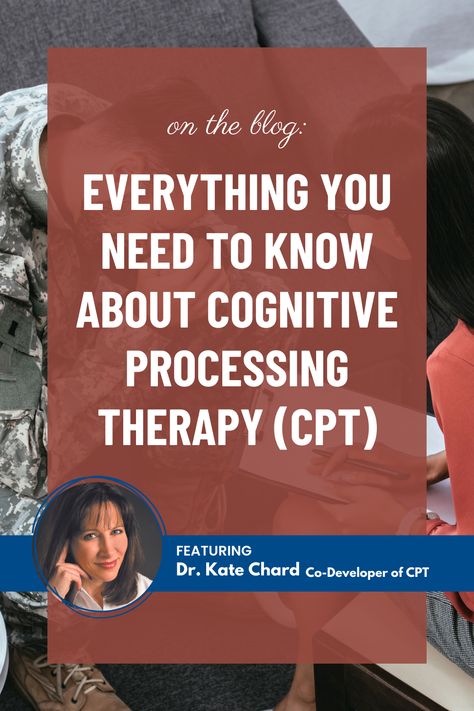 This video series featuring Dr. Kathleen M. Chard, a co-developer of Cognitive Processing Therapy (CPT), helps you understand this new therapeutic approach and guides you through the key steps to make Cognitive Processing Therapy successful with your clients Cognitive Processing Therapy, Cognitive Processing Therapy Worksheets, Cognitive Analytic Therapy, Therapy Intake Assessment, Automatic Thoughts Cbt, Tf Cbt Psychoeducation, The Dialectical Behavior Therapy Skills Workbook, Exposure Therapy, Clinical Trials