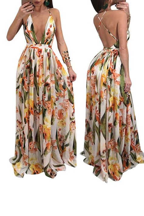 Maxi Dress Wedding, High Waist Fashion, Backless Maxi Dresses, Boho Maxi Dress, Hot Dress, Bohemian Dress, Long Maxi, Beach Dresses, Beach Dress