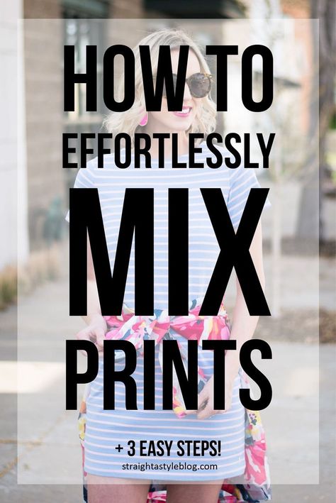 How to Mix Prints - 3 Easy Ways! - Straight A Style How To Look Expensive, Straight A, Pattern Outfits, Nice Belts, Striped Midi Skirt, How To Mix, Relaxation Techniques, Budget Fashion, Loose Outfit