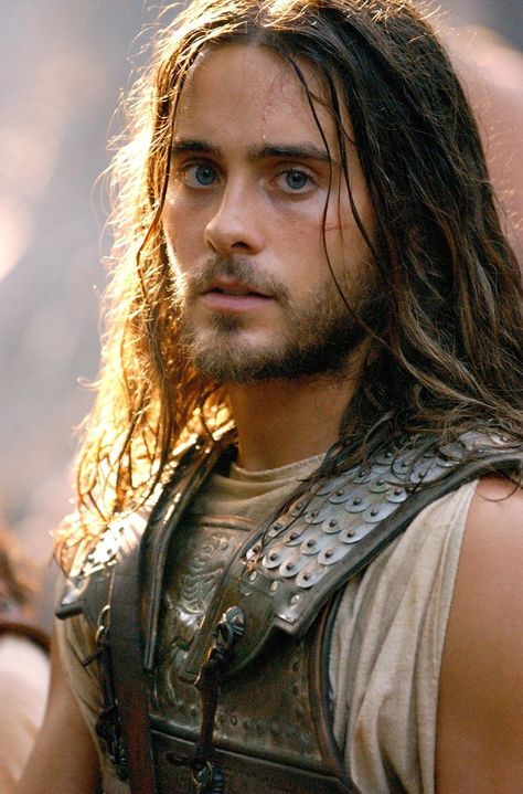 His Beautiful Hair Starred in 2004's Alexander | What Jared Leto Was Doing Between 1994 and Dallas Buyers Club | POPSUGAR Entertainment Photo 11 Jared Leto Alexander, Jared Leto Body, Dallas Buyers Club, I See Stars, Terry Richardson, Male Actors, Derek Hale, Alexander The Great, Michael Fassbender