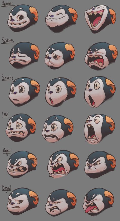 Facial Expressions Drawing, Cartoon Expression, Drawing Face Expressions, 얼굴 드로잉, Drawing Cartoon Faces, Drawing Expressions, Drawing Cartoon, Mascot Design, Cartoon Faces