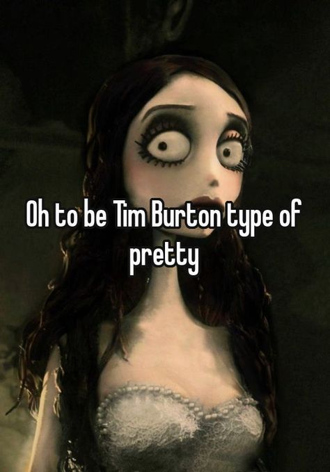 Tim Burton People In Real Life, Halloween Pfp Ideas, Drawing Tim Burton Style, Tim Burton People, Tim Burton Female Characters, Tim Burton Oc, Emily Tim Burton, Tim Burton Core, Brunette Characters