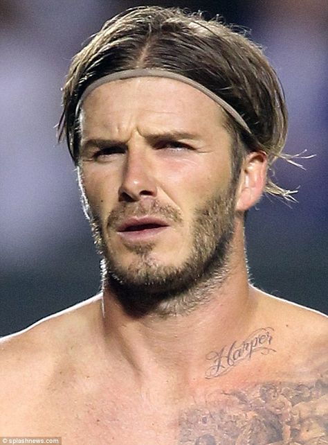 Name Tattoos Men, Kids Name Tattoos For Men, David Beckham Tattoo, Sons Name Tattoos, Emma Tattoo, Sentimental Tattoos, Scott Tattoo, David Beckham Tattoos, Daughters Name Tattoo