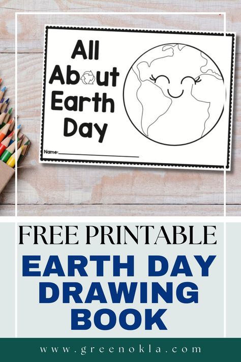 Ignite your child's creativity and environmental consciousness with our free printable Earth Day drawing book. Packed with captivating prompts, this resource inspires young artists to celebrate and protect our planet through art. Recycle Printable, Earth Day Printables, Earth Day Drawing, Drawing Books For Kids, Pen Pal Kit, Environmental Consciousness, Earth Day Activities, Engage Kids, Drawing Book