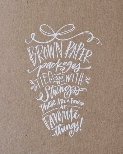 Brown Paper Packages Tied Up With String Printable, Brown Paper Packages Tied Up With String, Store Merchandising, Chalkboard Christmas, Deco Champetre, Hand Lettering Inspiration, Brown Paper Packages, Calligraphy Letters, Christmas Window