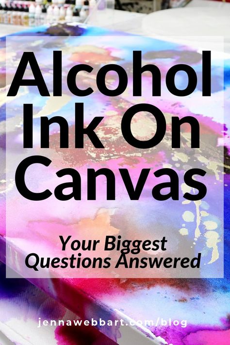 Alcohol Ink Art On Canvas, Alcohol Ink Tutorial, Alcohol Ink Techniques, Ink Tutorial, Experimental Drawing, Alcohol Ink Tiles, Alcohol Ink Glass, Homemade Alcohol, Ink Techniques