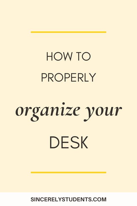 Learn how to organize your study space effectively to be super productive while studying at home! Read this blog post to learn how to be an effective student a your desk. Ideas To Organise Study Table, Organised Study Table, Clean Study Desk, How To Organize Study Table, How To Organize Your Study Table, How To Organise Study Table, Desk Essentials Student, Desk Inspiration Student, How To Organize Your Desk