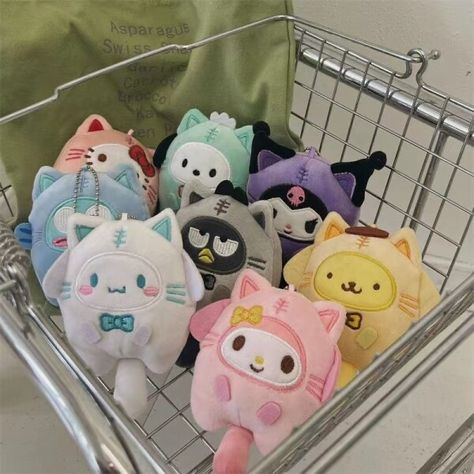 Just found this amazing item on AliExpress. Check it out! $2.73 50％ Off | Sanrio Kuromi Cinnamoroll Cross-dressing Cat Doll Keychain My Melody Anime Cartoon Backpack Cute Pendant Children Plush Toys Melody Anime, Charmmy Kitty, Backpack Cute, Cartoon Backpack, Doll Keychain, Badtz Maru, Kuromi Cinnamoroll, Hello Kit, Cat Keychain