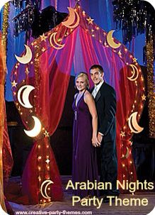 Stage / photo booth Arabian Nights Prom, Arabian Nights Theme Party, Princess Jasmine Party, Arabian Party, Arabian Theme, Arabian Nights Theme, Arabian Nights Party, Aladdin Party, Homecoming Themes