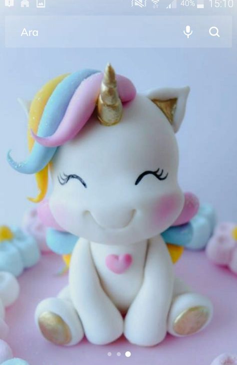 Duvar Kağıtları image and visual related images Unicorn Cakes For Girls Birthday, Unicorn Pasta, Unicorn Cake Ideas, Cute Unicorn Cake, Unicorn Number Cake, Birthday Cake Unicorn, Fondant Unicorn Cake Toppers, Fondant Unicorn, Unicorn Cake Decorations