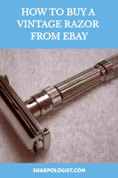 Whether you’re a new or veteran wet shaver, you have at least looked at vintage razors. Here’s how to buy razors from the popular secondary sale site eBay. Schick Razor For Women, Razorchicofatlanta Razor Chic, Mehrunes Razor, Schick Intuition Razor, Vintage Razors, Vintage Straight Razors, Wet Shaving, Re A, Buy Vintage