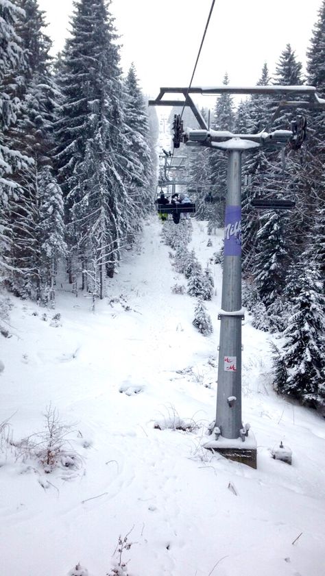 Pamporovo, Bulgaria - Ski-lift Pamporovo Bulgaria Ski, Bulgaria Skiing, Pamporovo Bulgaria, Night Landscape Photography, Game Textures, Japan Trip, Night Landscape, 2023 Vision, In Another Life