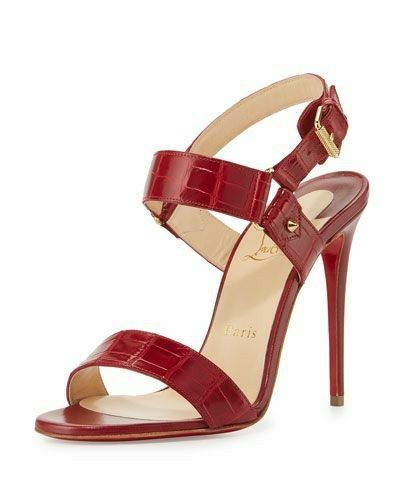 Christian Louboutin Red Leather Sandals, Classy Shoes, Red High Heels, Christian Louboutin Heels, Louboutin Heels, Red High, Red Sole, Gorgeous Shoes, Fabulous Shoes