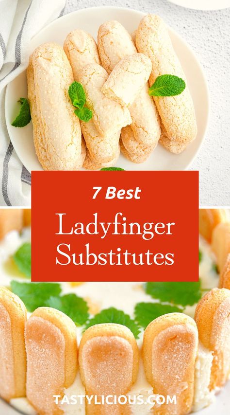 What can I substitute ladyfingers | Best Substitutes for Ladyfingers | lady finger substitute vanilla wafers | refreshing spring recipes | quick lunch recipes | dinner ideas | easy dinner recipe | healthy dinner recipe Gf Lady Fingers, Substitute For Lady Fingers In Tiramisu, Easy Lady Finger Recipe, Vegan Lady Fingers, Ladyfinger Desserts, Gluten Free Lady Fingers, Ladyfingers Recipe, Refreshing Spring Recipes, Lady Fingers Dessert