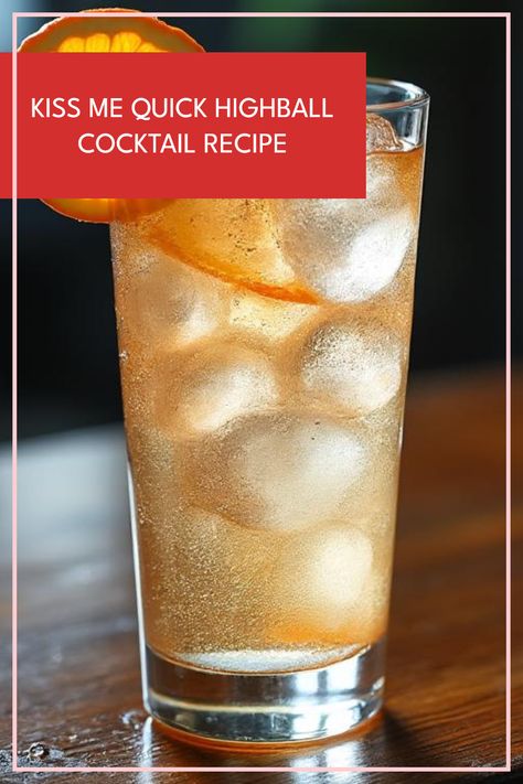 Shake up your drink menu with the Kiss Me Quick cocktail! This fun and refreshing highball combines vodka with a delightful apple flavor and a bubbly twist, making it a perfect choice for your next gathering. Its simple ingredients and playful taste make it an easy mix for both expert and novice bartenders. So whether you're chilling at home on the weekend or hosting a lively party, this easy cocktail will be sure to impress. The Kiss Me Quick cocktail is not just a drink; it's an experience waiting to be shared! Cuba Libre Cocktail, Highball Cocktail, Iced Tea Cocktails, Easy To Make Cocktails, Easy Cocktail, Long Island Iced Tea, Tea Cocktails, Beer Cocktails, Rum Cocktail