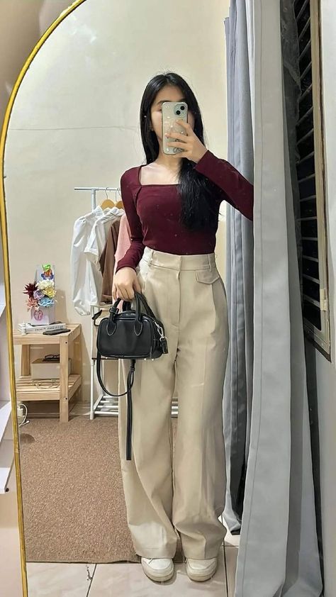 Uni Outfits Hijab, Outfit Formal Juvenil, Uni Outfits Summer, Hijab Fashionista, Casual College Outfits, Fashion Top Outfits, Everyday Fashion Outfits, Casual Day Outfits, Quick Outfits