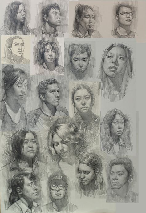 Face Pencil Drawing, Drawings Of People, Arte Sketchbook, Arte Inspo, Realistic Art, Anatomy Art, Drawing Tutorials, Art Inspiration Drawing, Painting Illustration