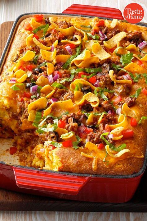 80 Super Easy Ground Beef Dinners Lunch Meat Casserole, Summer Casseroles Dinners, Pot Luck Casseroles, Easy Potluck Recipes Crockpot, 9x13 Meals, Entre Recipes, Dump Casseroles, Taco Cornbread Casserole, Summer Casseroles