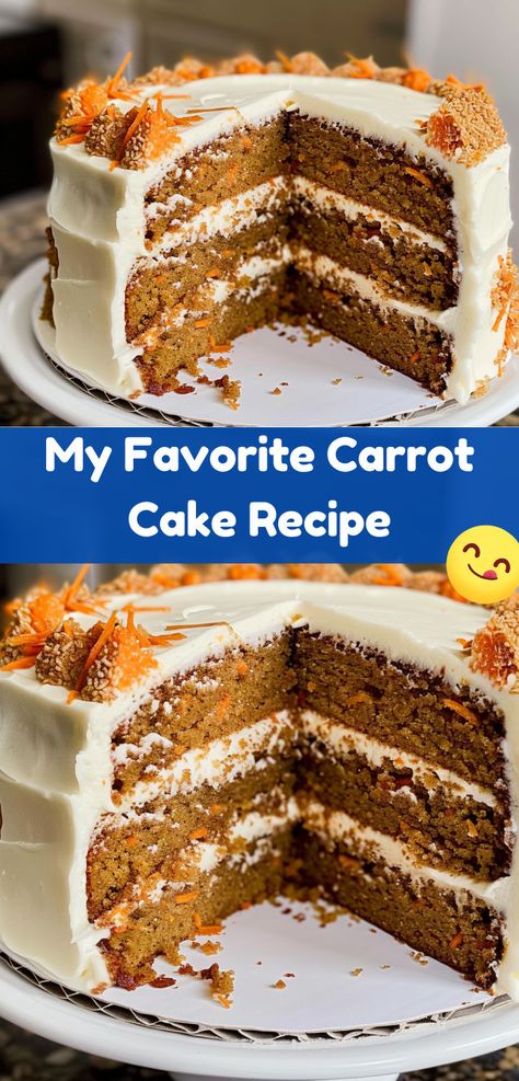 Bake a moist, flavorful carrot cake with this easy recipe. Best Banoffee Pie Recipe, Best Lemon Cake Recipe, Carrot Cake Recipes, Boston Cream Pie Recipe, Banoffee Pie Recipe, Hummingbird Cake Recipes, Flourless Chocolate Cake Recipe, Carrot Spice Cake, Spiced Carrots