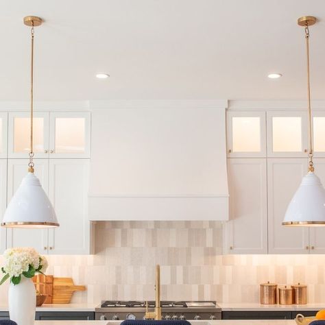 Floor & Decor on Instagram: "It's more than a kitchen. It's your household's command center 🐶⚽🍽️🗓️ As a mom, Sue Berk of @berk_walters_homes is an expert at crafting kitchens built for the modern family #flooranddecor #kitchendesign #backsplash #realpeoplerealprojects  100776673 ZELLIGE PEARL OPAL POLISHED CERAMIC TILE" Pearl Tiles, Ceramic Tile Backsplash, Pearl Tile, The Modern Family, Polish Ceramics, Remodel Kitchen, Command Center, House Kitchen, Floor Decor