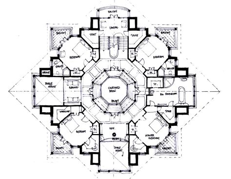 Museum Plan, Hotel Floor Plan, Hotel Floor, Mansion Floor Plan, Architecture Concept Diagram, Architectural Floor Plans, Apartment Floor Plans, Villa Plan, Architectural House Plans