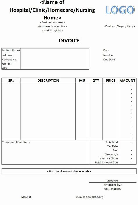 Billing Invoice Template Word Beautiful Free Downloads Invoice forms – Markmeckler Template Design Ramadan Board, Bill Format, Invoice Layout, Hospital Bill, Free To Do List, Medical Bill, Invoice Sample, Easter Bingo, Invoice Example