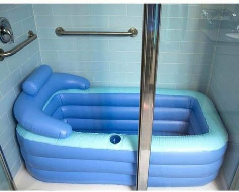 Inflatable Bathtub, Float Tank, Getaway Cabin, Portable Bathtub, Weird Design, Crazy House, Van Build, Freestanding Bath, Life Care