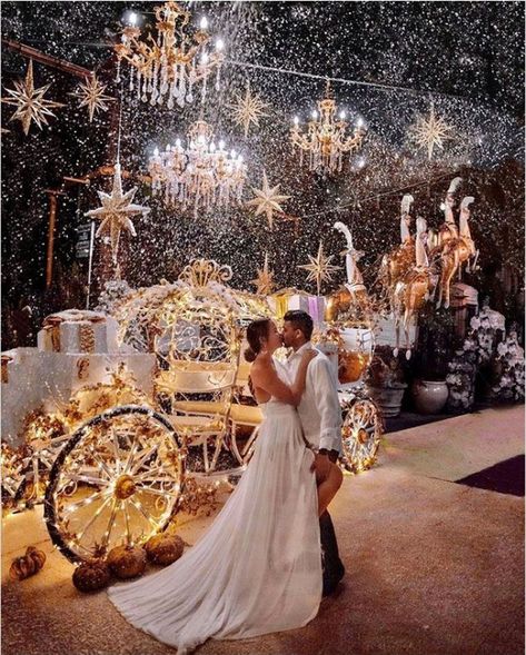 We have compiled a list of the most magical Disney wedding ideas! Sparkly Wedding Theme, Disney Themed Wedding Dresses, Magical Wedding Theme Fairytale, Disney Wedding Ideas Decorations, Disney Christmas Wedding, Wedding Theme Disney, Wedding Theme Fairytale, Sparkly Wedding Decor, Wedding Ideas Disney