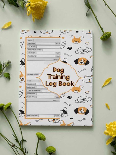 Dog Training Log Book Service Dog Training, Book Press, Best Dog Training, Log Book, Service Dog, Service Dogs, Book Series, The Dog, Back Cover