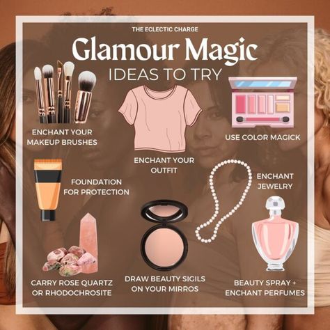 Glamour Magick Makeup, Glamour Spell Jar, Easy Spell Jars, Glamor Magic, Glamour Witch, Glamour Magick, Glamour Spell, Magic Ideas, Aphrodite Aesthetic