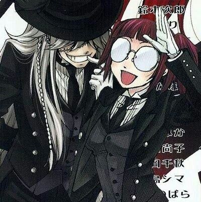 Undertaker and Mey-Rin May Rin Black Buttler, Mey Rin Icons, Mey Rin Black Buttler, Meyrin Black Buttler, Undertaker Black Butler Icons, Mey Rin Black Butler, Black Butler Mey Rin, The Undertaker Black Butler, Black Butler Aesthetic