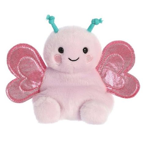 Butterfly Palm, Palm Pals, Pink Body, Fun Sized, Cute Stuffed Animals, Watch Movies, Petunias, Soft Toy, Animal Plush Toys