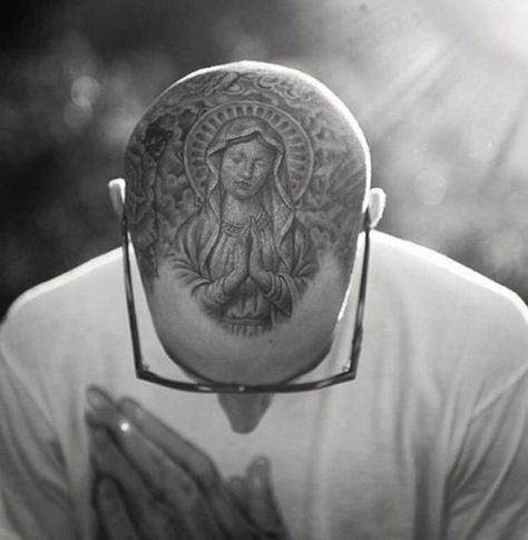 tattoo on the head - 45 Crazy Tattoos on Head  <3 <3 Bald Head Tattoo Men, Full Head Tattoo Men, Top Of Head Tattoo, Side Of Head Tattoo Men, Side Head Tattoo, Head Tattoos For Men, Head Tattoo Men, Travis Barker Tattoos, Head Tattoo Ideas