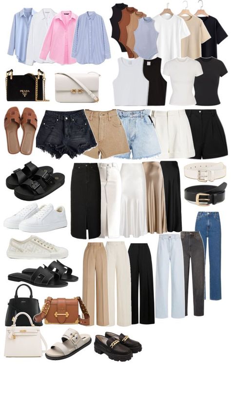 Capsule Wardrobe Casual, Capsule Wardrobe Women, Fashion Capsule Wardrobe, Fashion Top Outfits, Business Casual Outfits For Work, Clothes And Shoes, Everyday Fashion Outfits, Capsule Outfits, Casual Day Outfits