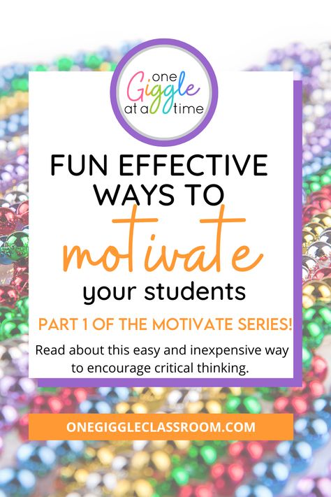 Motivating Students Elementary, Motivation Ideas For Students, Student Recognition Ideas Elementary, Motivation Activities For Students, Motivational Activities For Students, Student Recognition Ideas, How To Motivate Students, Teaching Motivation, Motivation Activities