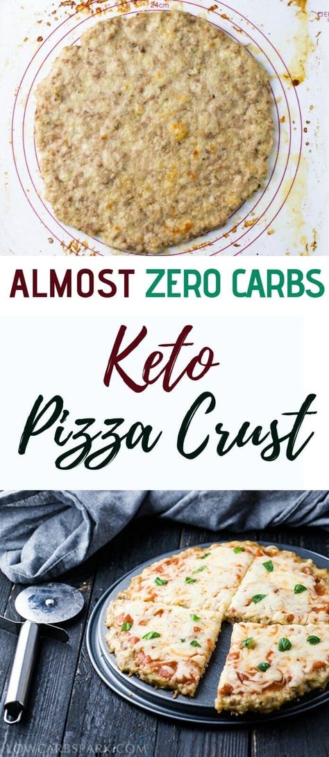 This zero-carb chicken pizza crust recipe needs only two main ingredients and some seasonings of choice. It's easier to make than the famous fat head pizza crust recipe and easily customizable with your favorite toppings. Try this easy keto pizza crust because it's zero carbs per serving and incredibly delicious. #ketopizza #pizzacrust #ketodie Chicken Pizza Crust Recipe, Chicken Pizza Crust, Fat Head Pizza Crust, Keto Pizza Crust, Chicken Crust Pizza, Low Fat Low Carb, Low Carb Low Fat Recipes, Fat Head, No Carb Recipes