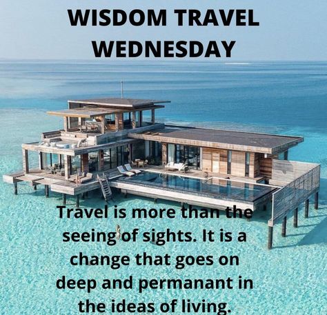 #prosperdreamstravel #wednesday Wednesday Travel Post, Wednesday Travel Quotes, Wisdom Wednesday, Travel Wisdom, Fb Games, Travel Post, Wednesday Motivation, Interactive Posts, Wellness Wednesday