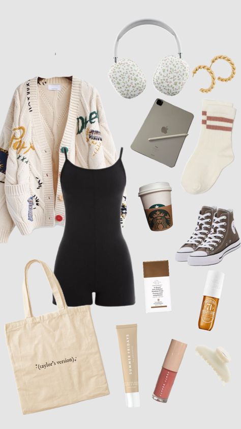 Vsco Girl Outfits, Cozy Lounge Outfits, Starbucks Outfit, Mom Uniform, Lounge Outfit, Outfits Polyvore, Casual Preppy Outfits, Cute Lazy Day Outfits, Vsco Girl