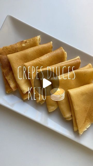 Laura Álvarez on Instagram: "CREPES DULCES KETO 🥞 Perfectos para el desayuno o la merienda 😋 Si te ha gustado dale ❤️ y sígueme para más recetas   INGREDIENTES ⬇️ 2 huevos 🥚  25gr. almendra molida 50gr. queso crema 1cdita. eritritol  Aroma de vainilla   👩🏻‍🍳 mezcla muy bien todos los ingredientes con una batidora. Unta la sarten con un poco de mantequilla o aceite y echa un poco de mezcla. Repártela por toda la sarten y déjala cocinar a fuego medio. No intentes dar la vuelta hasta que no esté bien cocinada por el primer lado porque si no se romperá. Y listo!!!  A disfrutar 🩷🩷🩷 #keto #recetasketo #sinharina #singluten #receta #recipe #receitas #like #follow #crepes" Recetas Keto, Sin Gluten, On Instagram