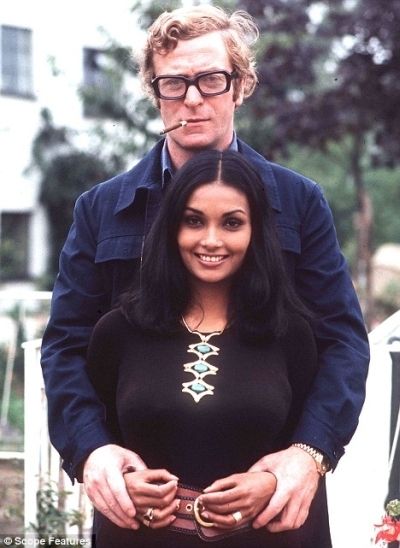 A young Michael Caine with his wife Michael Caine Wife, Badass Pictures, Michael Caine, Hugh Laurie, Interracial Love, Famous Couples, Pictures Of The Week, Interracial Couples, Brigitte Bardot