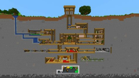 Ideas Para Casas En Minecraft, Mincraft Idea Houses Modern, Minecraft Redstone Ideas, Cool Things To Build In Minecraft, Case Sotterranee, Casa Minecraft, Minecraft Building Guide, Case Minecraft, Minecraft Decoration