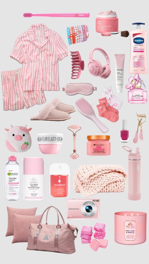 #myfirstshuffle #pink #sleepover #nightime #bedtime #nightimeroutine Sleepover Necessities, Pink Sleepover Ideas, Girly Sleepover, Pink Sleepover, Bday Sleepover, Preppy Sleepover, Sleepover Essentials, Sleepover Things, Sleepover Ideas