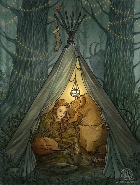 A Man, Tent, A Woman, Deviantart, Twitter