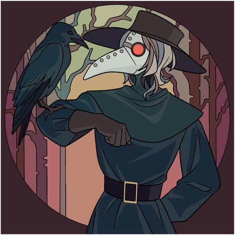 Plague Doctor Pfp, Dnd Template, Plauge Doctors, Plague Rats, Planning 2024, White Hair Anime Guy, Dnd Oc, Plague Doctors, Doctor Drawing