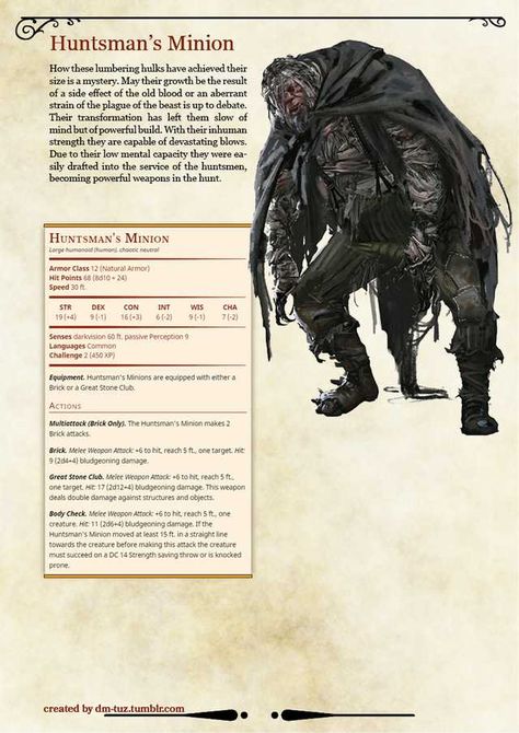 Bloodborne Monsters, Bloodborne Concept Art, 5e Monsters, Homebrew Monsters, Monster Manual, Dnd Stats, Dragons 5e, Map Maker, Dnd Ideas