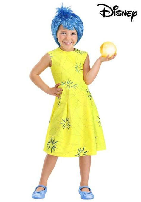 This is an exclusive Girl's Toddler Disney and Pixar Inside Out Joy Costume. Joy Inside Out Costume, Joy Costume, Inside Out Joy, Inside Out Costume, Pixar Inside Out, Joy Inside Out, Costume Disney, Disney With A Toddler, Disney And Pixar