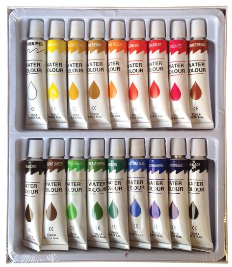 18 PC WATERCOLOR Paint Set Professional Artist Painting Pigment Tubes 12ml https://t.co/HSVgP3MHPU Stationery Obsession, Cute Stationary School Supplies, Art Studio Room, Alphabet Code, Cute School Stationary, Art Painting Tools, Painting Colors, Study Stationery, Cool School Supplies